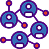 Social gaming community illustration